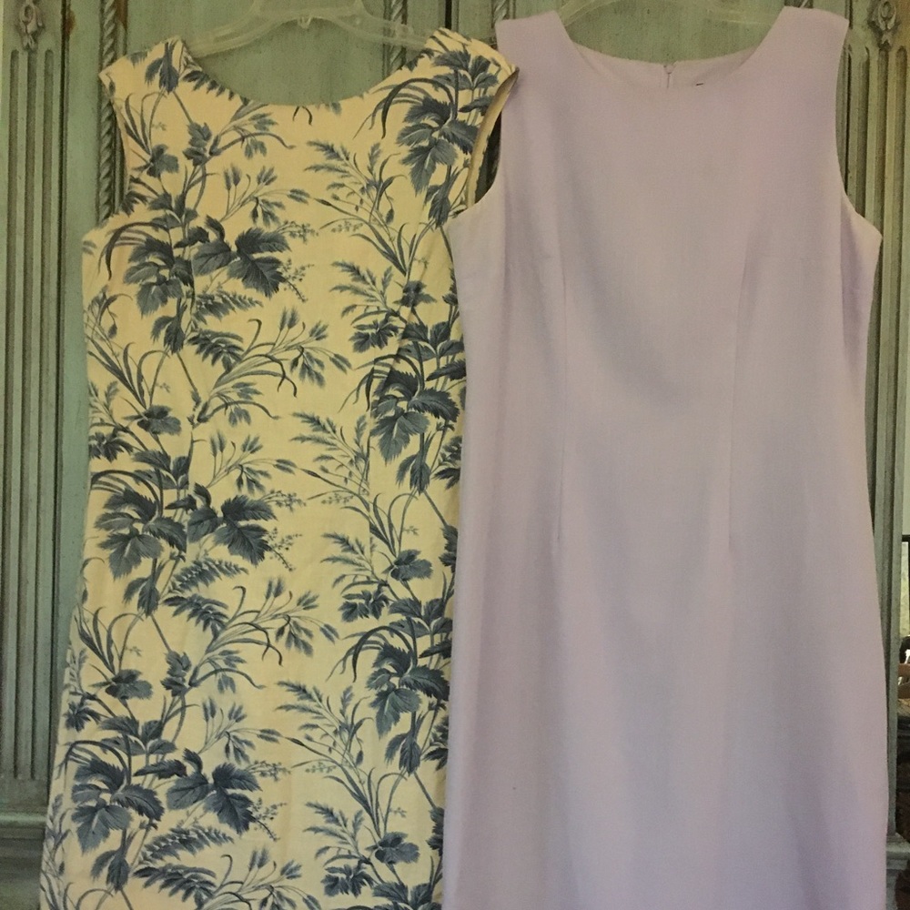 2 sleeveless dresses (sold together)